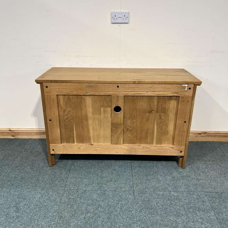 (TV217) Restored Multiyork Solid Oak TV Unit - Extra Large - Image 6