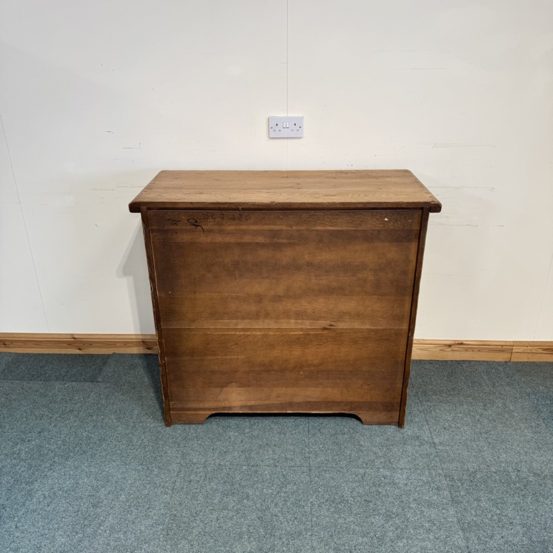 (S301) Restored French Distressed Solid Oak Sideboard - Small - Image 9