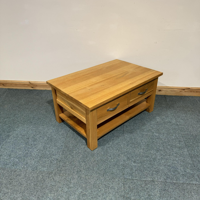 Medium Sized, Oak, Coffee Table. (CT161) - The Restored Furniture Place