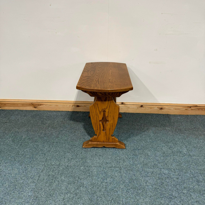 (O210) Small, Old Charm, Oak Magazine Rack. - Image 3