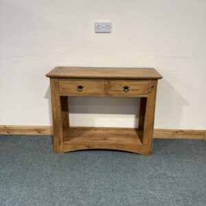 Small, Solid Oak, Console Table. (CS179)