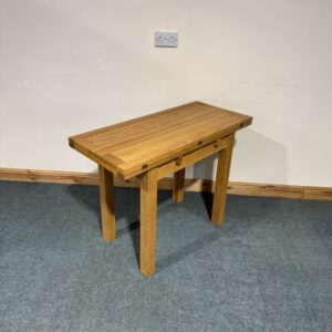 Small, Oak, Double Fold Over Table. (T118)